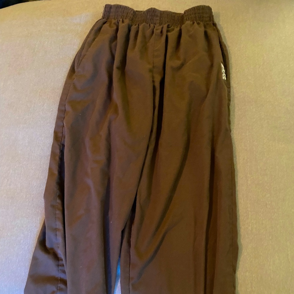 Brown scrub bottoms
